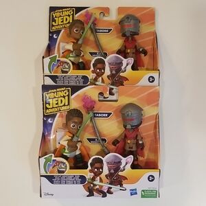 Star Wars Young Jedi Adventures Action Figure Set - KAI BRIGHTSTAR & TABORR